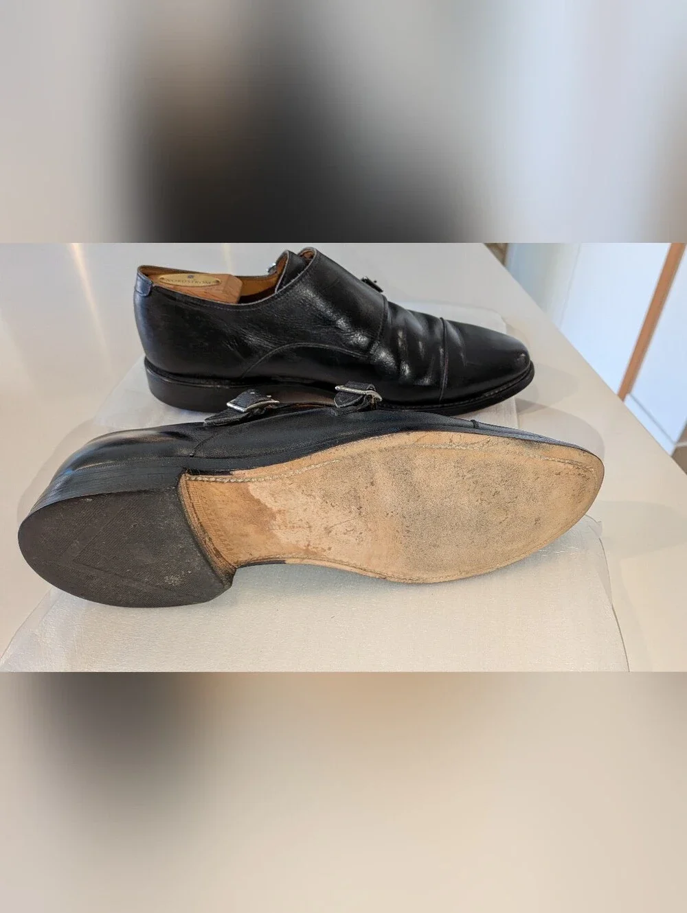 Allen Edmonds Double Monk Strap Dress Shoe.